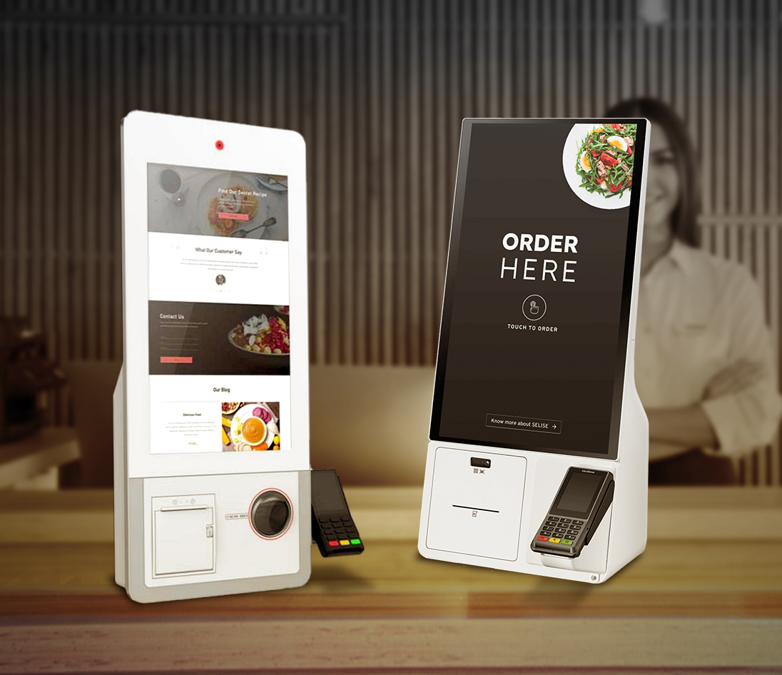 Self-ordering kiosk POS system UAE
