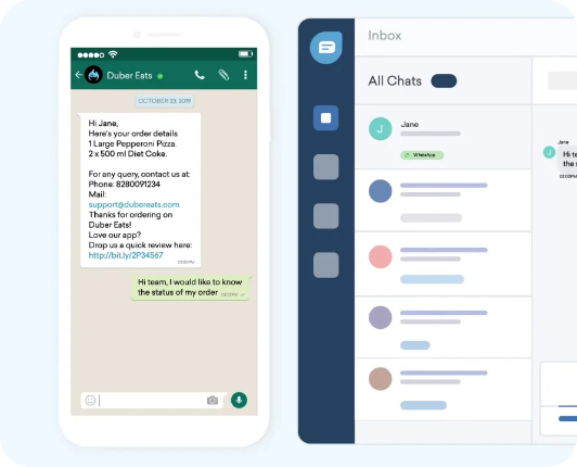 WhatsApp ordering POS system UAE